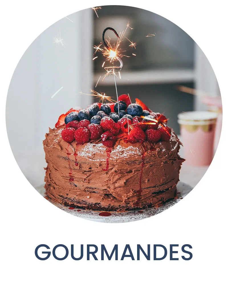 Bougies parfumées gourmandes